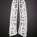 Lace Collar, White Venice Lace Applique Collar, Set of 2 Pieces