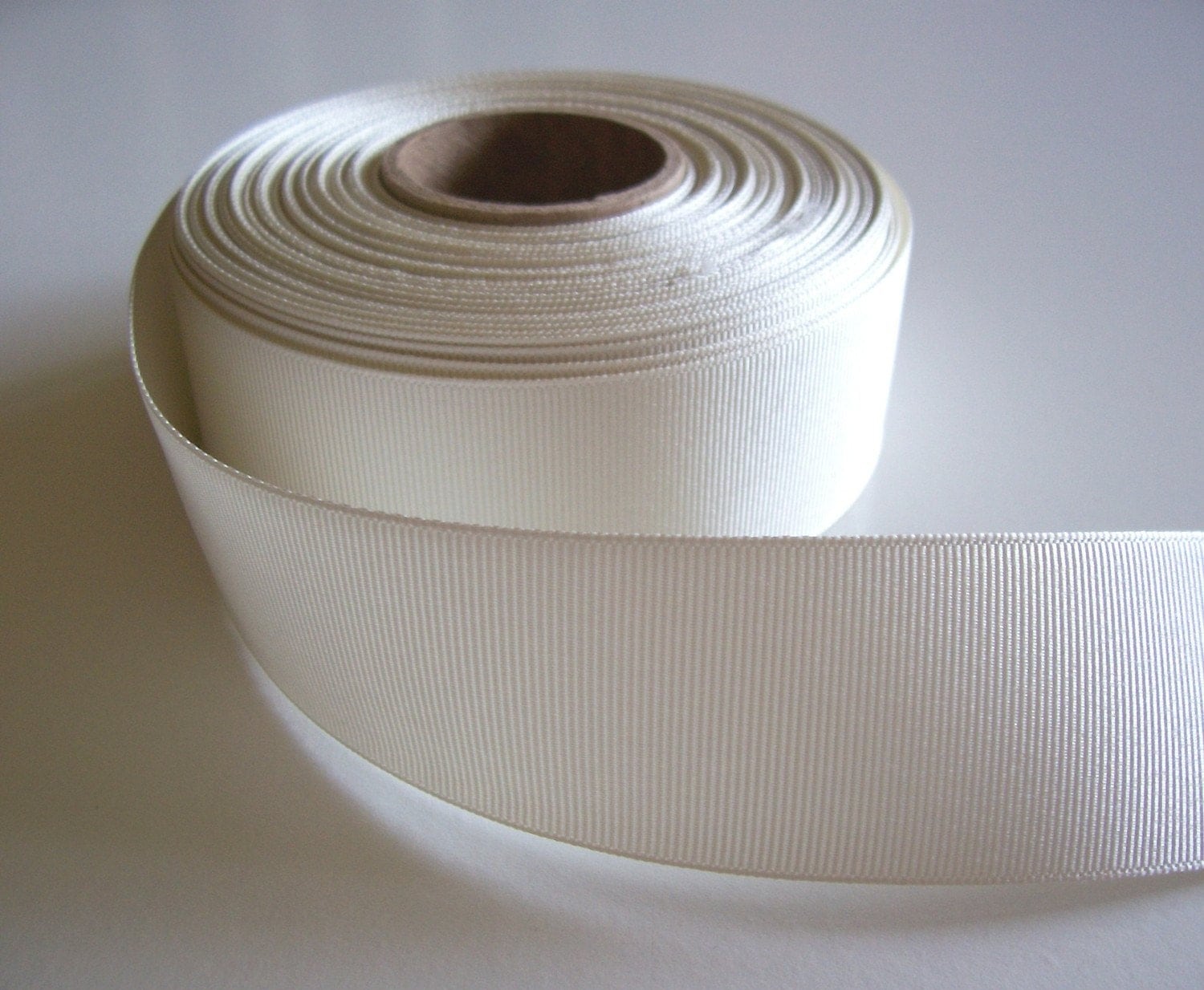 Ivory Ribbon Ivory Grosgrain Ribbon 1 1/2 inches wide x 10