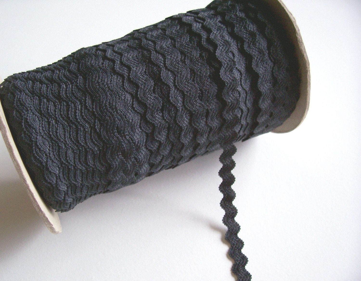 Black Elastic Black Rick Rack Elastic Sewing Trim 3/8 inch