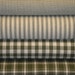 Fat Quarter Bundle | Cotton Homespun Fabric | Sage Fat Quarter Bundle Of 4