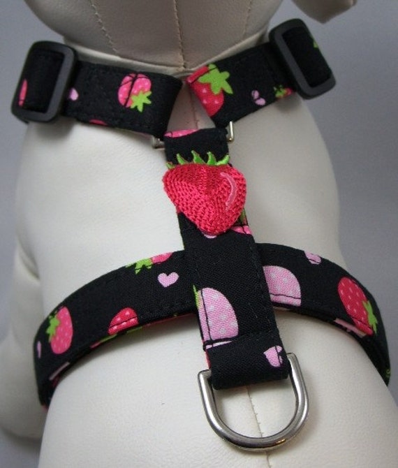 Dog Harness Strawberry Shortcake by on Etsy