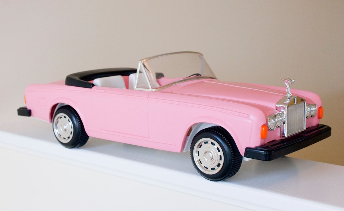 antique barbie car