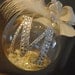 Rhinestone Monogram Christmas Ornament