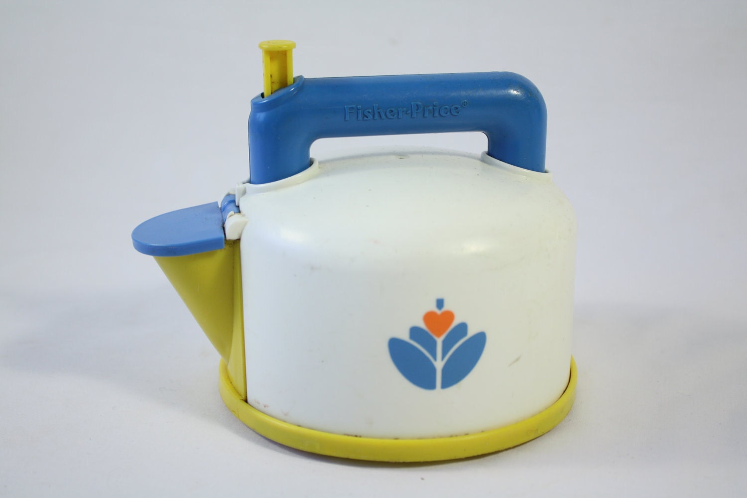 1987 Fisher Price Whistling Tea Kettle Tea Pot Kitchen   Il Fullxfull.314083633 