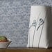 large porcelain vase with black birds. contemporary handmade ceramic vessel. P-Sack Collection. Design by Wapa Studio