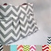 Pleated diaper bag tote Medium . Chevron . Design Your Own- pick your color . double shoulder straps