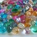 Wholesale Lot---Spring Colors--- Quartz Rondelles, Briolettes and Cubes---7 Ounces