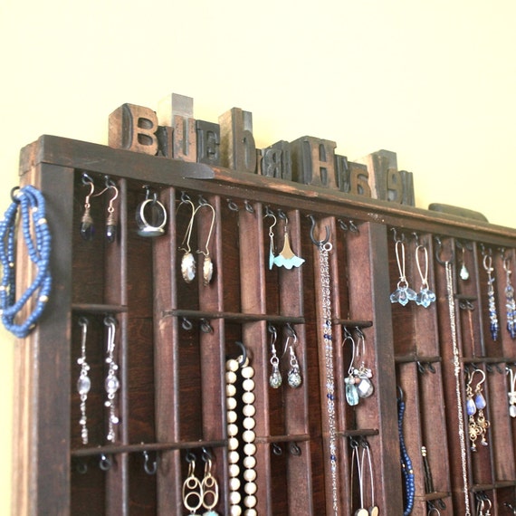 Items similar to Printers Drawer Jewelry Display on Etsy