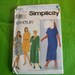 Simplicity 8191 Womens Knit Dress Sewing Pattern