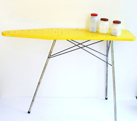Vintage Metal Toy Ironing Board Repurpose