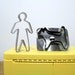 Tin Cookie Cutters Dog and Tin Man Farmhouse Figural