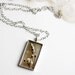 queen anne's lace necklace, winter jewelry, unique photo jewelry - original photography, Ready to Ship,
