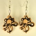 ON SALE-50% OFF-Pink Octopus Earrings