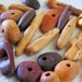 RESERVED for Jess - Small Australian Recycled Wooden Beads x 40