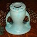 Antique Blue Roseville Vase with Frogger Top