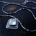 Little Herkimer Diamond setting for ring or pendant sterling silver grade A