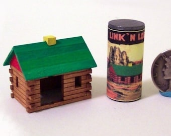 Log Cabin Toy KIT Dollhouse Miniature