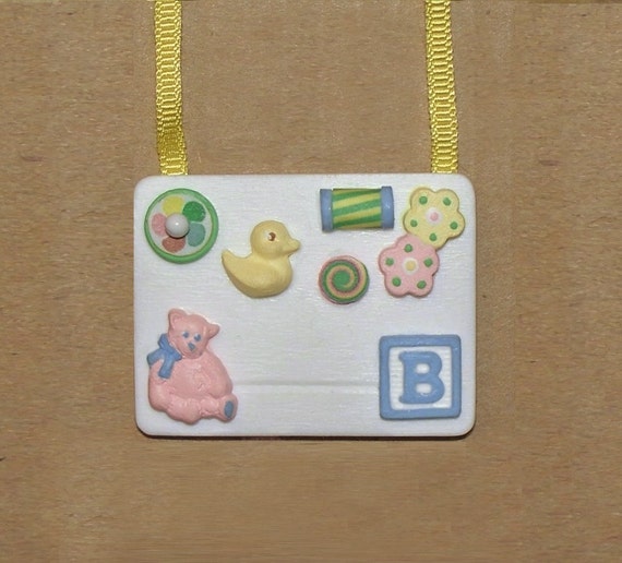 Baby Busy Box Crib Or Play Pen Toy 1 Inch Scale For Dollhouse