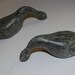 Pair Dietrich Muckenheim Canadian Soapstone Goose Figures