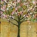 Art Tree Print Large 11X14 Signed Text Words Dictionary Birds