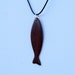 Mopane Wood Fish Pendant J120192