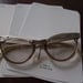 Aluminum and Smoke Cateye Eyeglass Frames