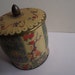 Vintage Daher Orange and Blue Tea Tin
