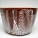 Stoneware succulent planter cactus planter bonsai ceramic pottery plant pot herb planter burgundy 7 x 5 J -5