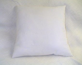 THROW PILLOW Pair Wool Hemp Organic Cotton Many Sizes Made In USA