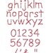 Redwork Alphabet Machine Embroidery Designs