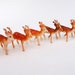 Vintage Miniature Deer Fawn Set of 7