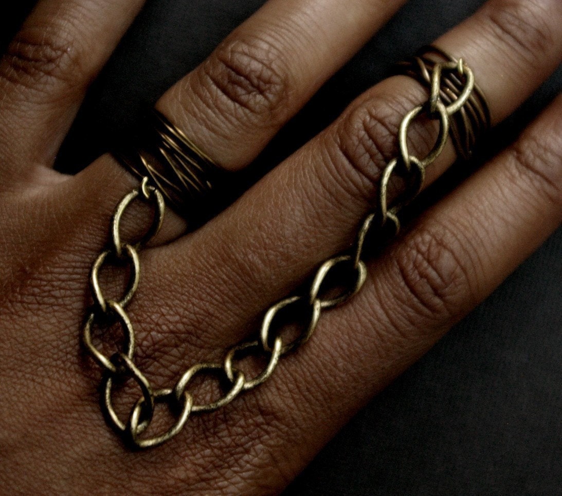 2 Rings Connected to a Chain...