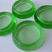 Vintage Hazel Atlas Green Furniture Coasters Set of Four