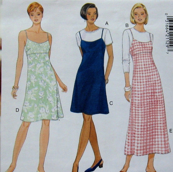 SEWING PATTERN WOMENS Strappy Summer Halter Dress Mulit-sized UNCUT ...