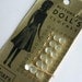 Vintage Doll Buttons 13 Petite Pearlized Plastic On Original Card circa 1960s