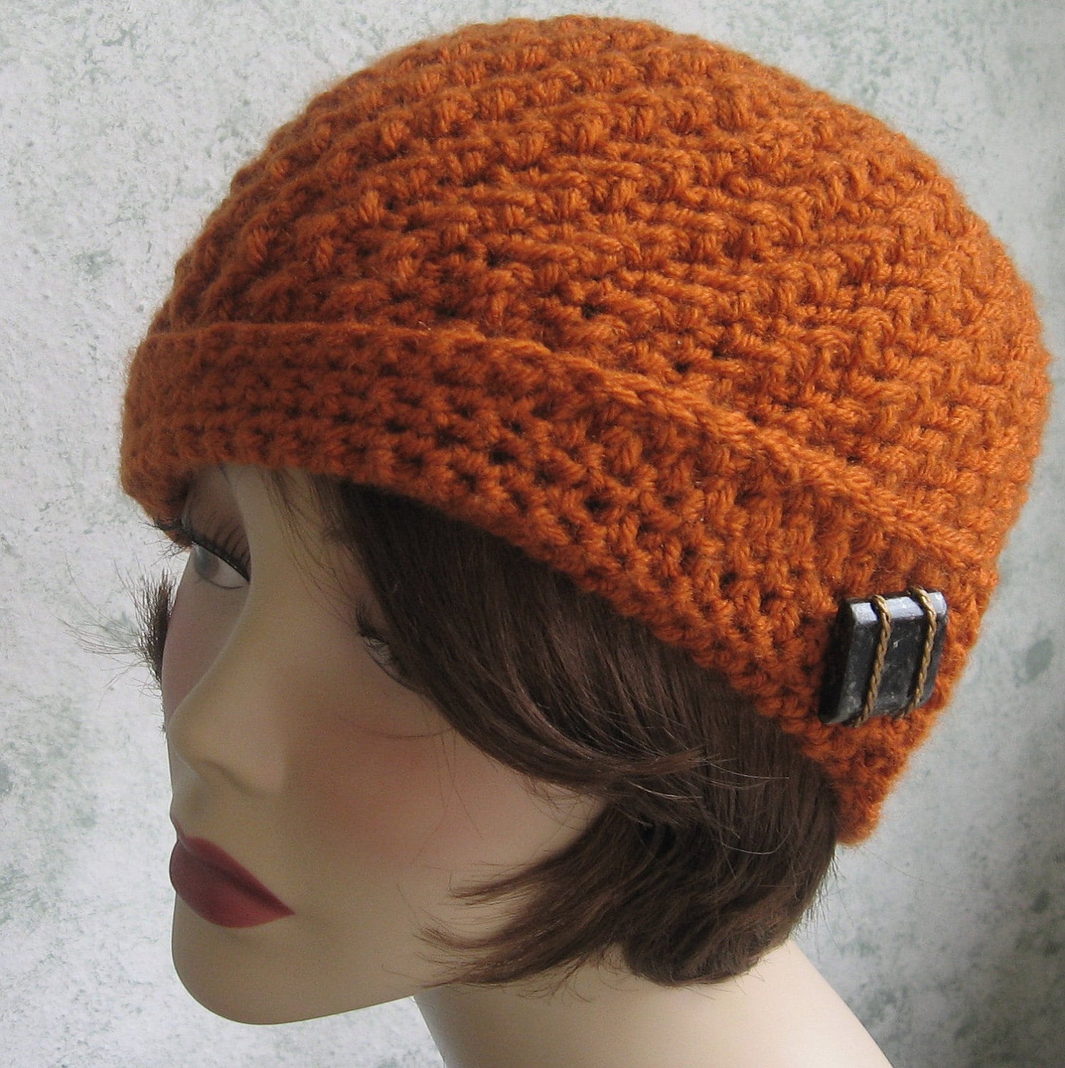 brim with crochet hat easy pattern by kalliedesigns Rib Crochet Hat Flapper Spiral Style With pattern