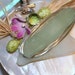 Cape Cod Necklace With Antique Sandwich Glass and Green Amethyst