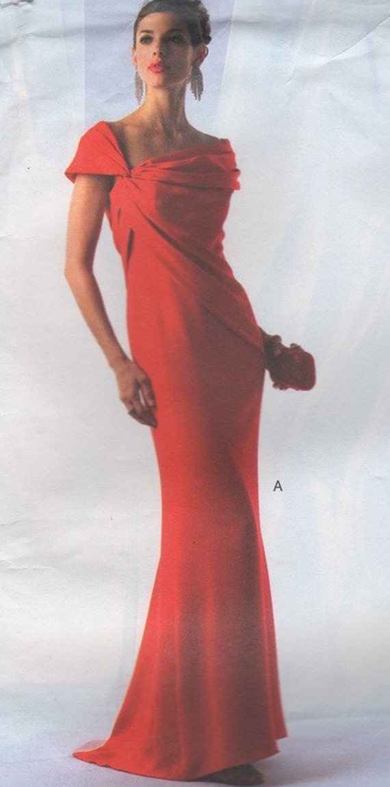 Vogue V2774 Bellville Sassoon Evening Gown Red Carpet Wedding