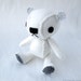 Polar Bear Plush Art Doll, Isbjorn