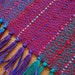 Reserved for Karen, small handwoven bordeaux table runner