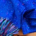 handwoven colorado blue sky long wide scarf