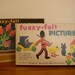 Vintage Fuzzy Felt Play Set - Fuzzy Felt Fantasy and Fuzzy Felt Pictures