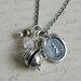 witch wax seal and cauldron locket cluster charm necklace… all have their hobbies ~ bewitching wax seal jewelry