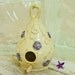 Hand Decorated Ceramic Birdhouse Garden Art