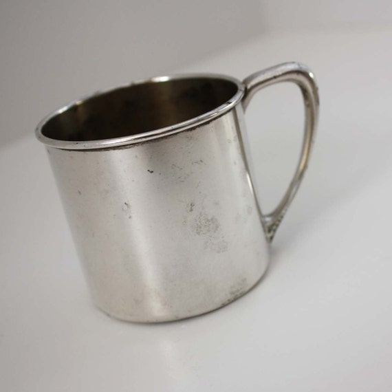 Baby Cup silver Vintage baby Oneida Silversmith  cups vintage