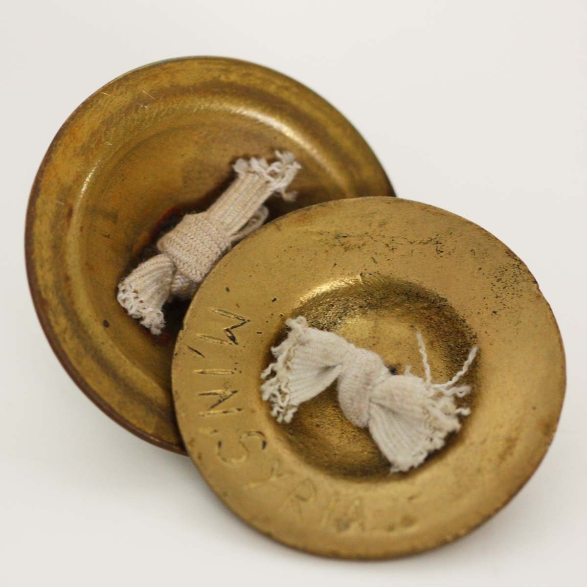 Vintage Saroyan Zills Brass Finger Cymbals by backstashandbygones