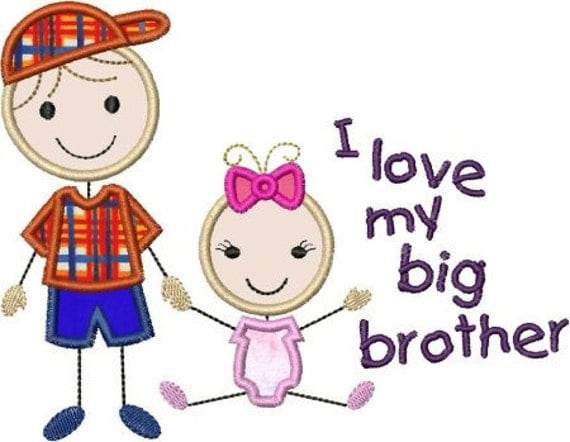 cone for matthew big brother Brother My sister Clip baby Art One