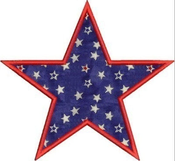 Download Star Applique designs 3 sizes machine embroidery