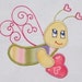 INSTANT DOWNLOAD Frizzy Butterfly Applique designs