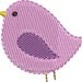 INSTANT DOWNLOAD Mini adorable bird embroidery designs
